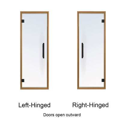 PROSAUNAS Clear Glass Sauna Door 24x73