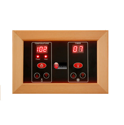 Maxxus "Toulose" 2 Person Low EMF FAR IR Sauna (MX-K206-01)