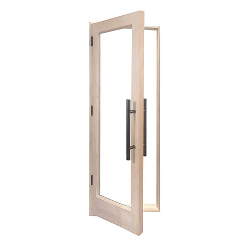 PROSAUNAS Prehung Solid Wood Sauna Door with Insulated Glass