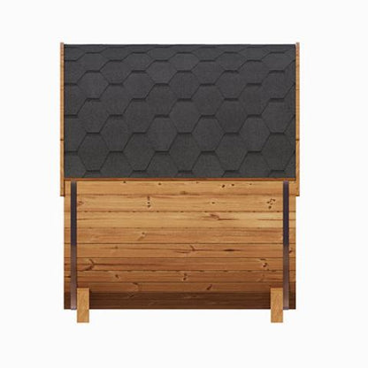 SaunaLife Model E8 Sauna Barrel ERGO Series 6-Person Sauna Barrel 87"L x 81"D
