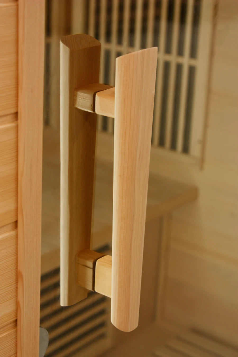 Maxxus "Avignon Edition" 3 Person Corner Near Zero EMF FAR Infrared Sauna - Canadian Red Cedar