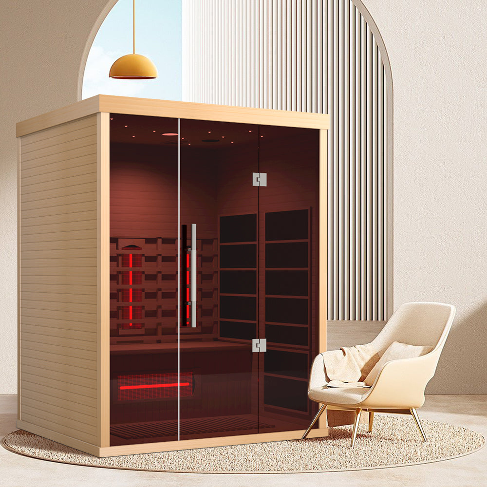 Smartmak® 3 People Indoor Infrared Sauna - Refresh 3 (Delivery in 4-5 Weeks)