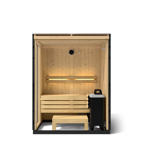 Kohler C1 Indoor Sauna Kit, Graphite Grey, Up to 5 Persons