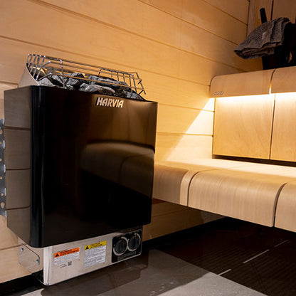 Harvia KIP60B KIP Series, 6kW Sauna Heater, Built-In Controls
