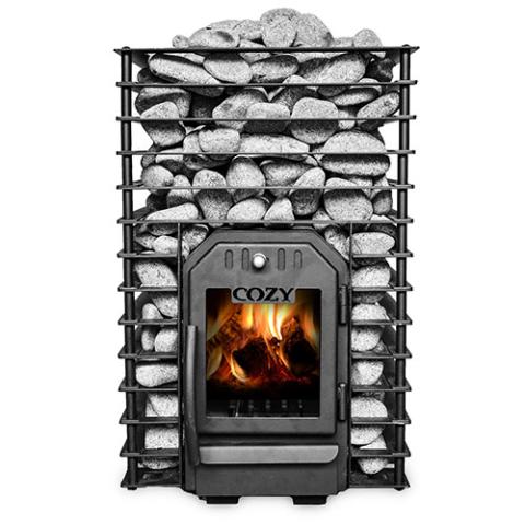 Cozy Heat Quattro Sauna Stove Wood Burning Sauna Stove,18kW