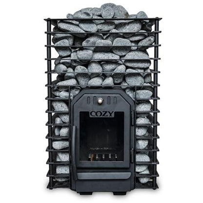 Cozy Heat Quattro Sauna Stove Wood Burning Sauna Stove,18kW