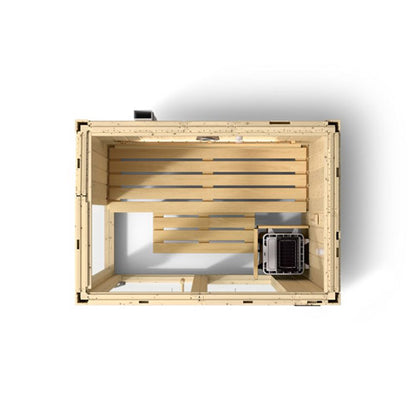 Kohler C1 - Indoor Sauna Kit, Scandinavian Spruce, Up to 5 Persons