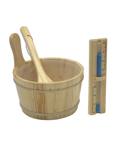 Golden Designs 2025 "Andermatt Edition" 3 Person Traditional Steam Sauna (GDI-7030-01) - Pacific Premium Clear Cedar