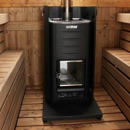 Harvia Protective Bedding LG Protective Bedding for Harvia Sauna Stoves, Black, LG