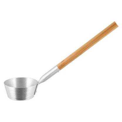 Rento Sauna Ladle, Aluminum w/ Thermo-Bamboo