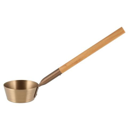 Rento Sauna Ladle, Aluminum w/ Thermo-Bamboo