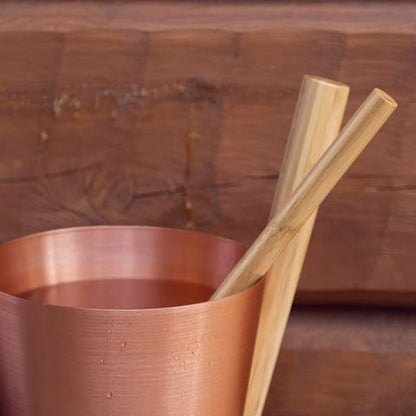 Rento Sauna Ladle, Aluminum w/ Thermo-Bamboo