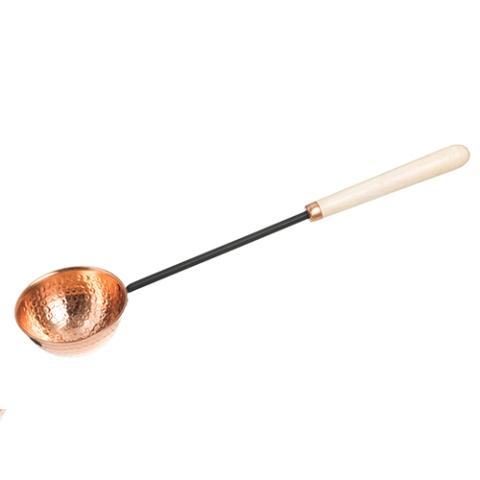 Rento Sauna Ladle Sauna Ladle, Copper, Wooden Handle, 19 inches