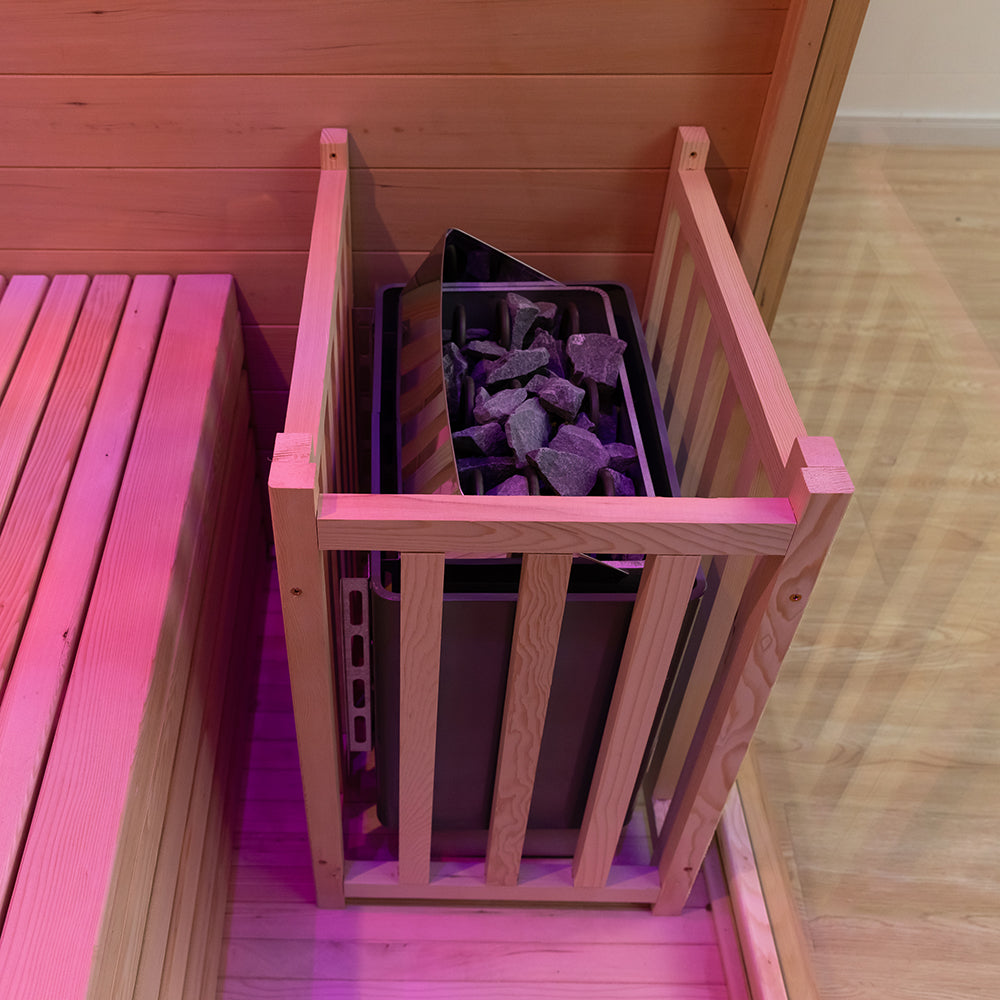 Smartmak® 4 People Indoor Traditional Steam Sauna - Steam 4 (Delivery in 4-5 Weeks)