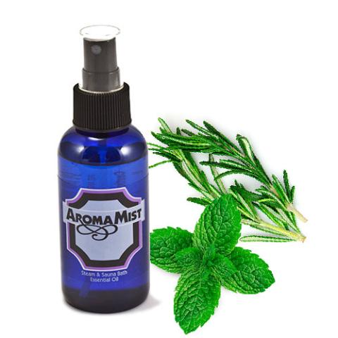 AromaMist Rosemary Mint 4 Rosemary Mint Aroma Bath Oil Blend, 4-Ounce Atomizing Spray Bottle
