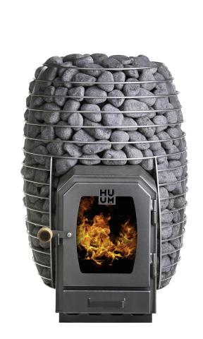 HUUM HIVE Wood LS 17 HIVE Wood Series Sauna Stove w/ Firebox Extension