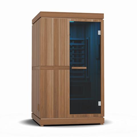 Finnmark FD-4 Trinity Infrared & Steam Sauna Combo 2-Person Home Sauna with Infrared & Traditional Heater
