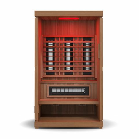 Finnmark FD-4 Trinity Infrared & Steam Sauna Combo 2-Person Home Sauna with Infrared & Traditional Heater